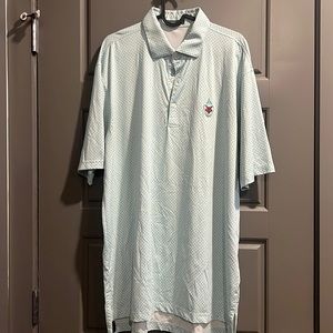 Turtleson Mens Green Golf Polo